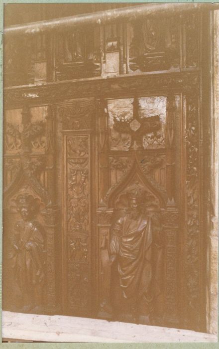 vantaux du portail ouest, détail