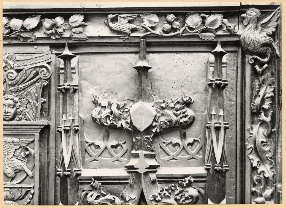 vantaux du portail ouest, détail