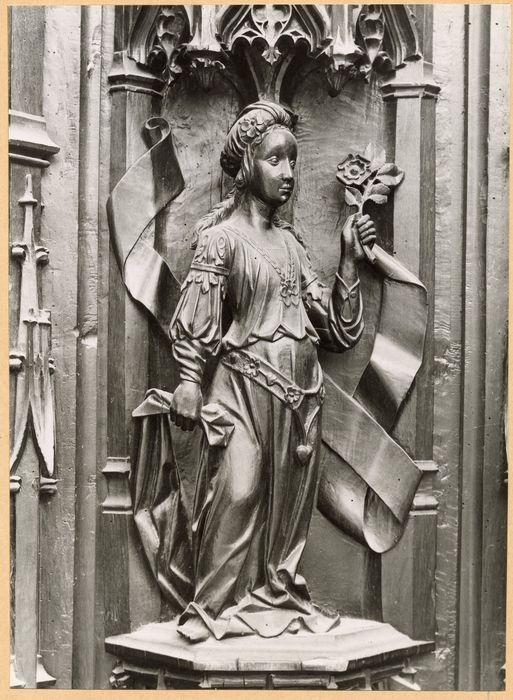 vantaux du portail ouest, détail