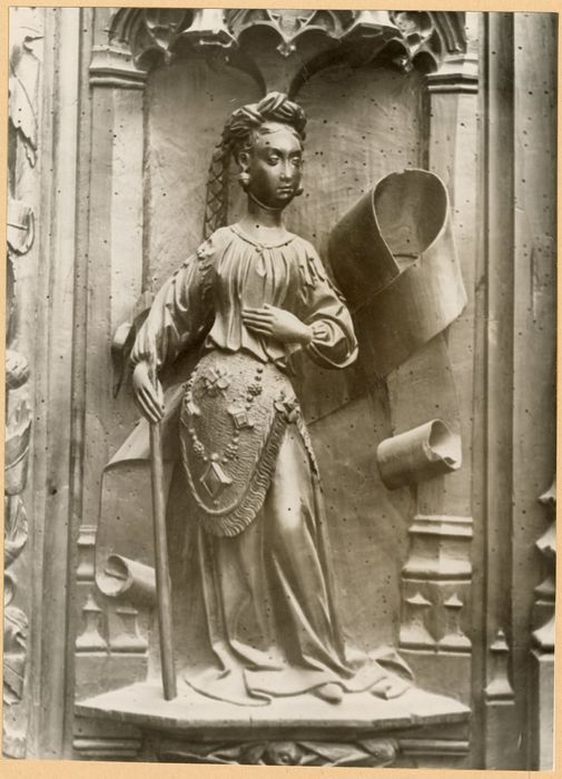 vantaux du portail ouest, détail