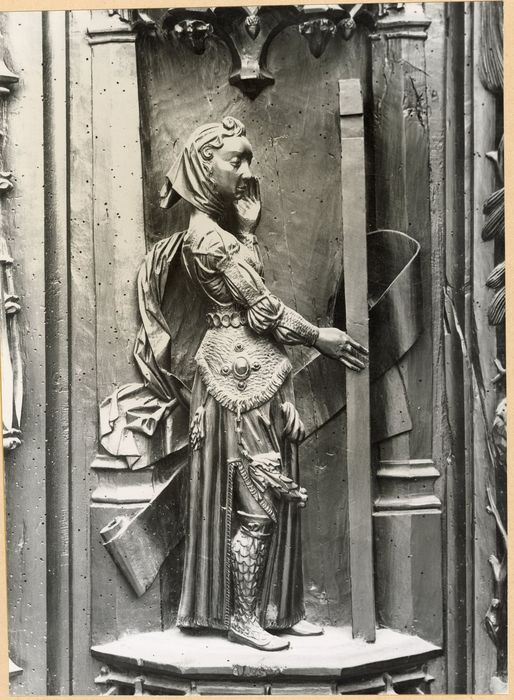 vantaux du portail ouest, détail