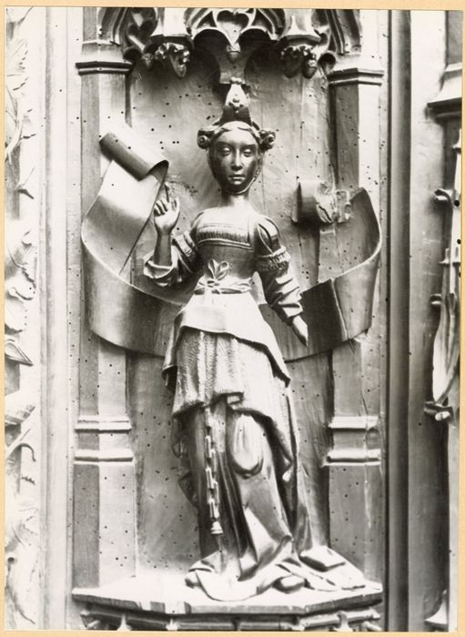 vantaux du portail ouest, détail