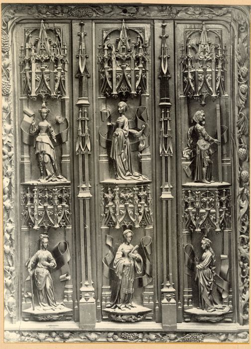 vantaux du portail ouest, détail