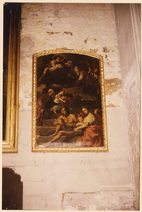 tableau, cadre : la Présentation de la Vierge au Temple