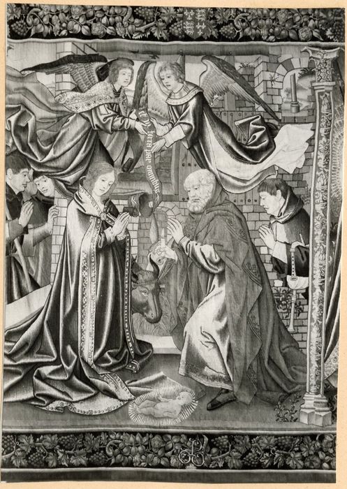 pièce murale : Adoration des bergers