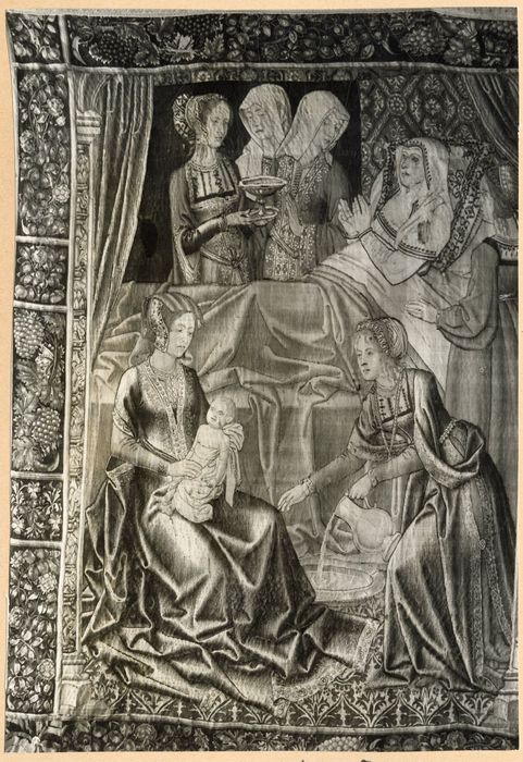 pièce murale : Naissance de la Vierge
