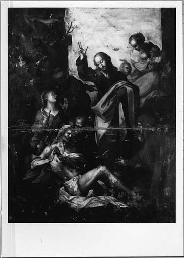 tableau et son cadre : la Résurrection de Lazare