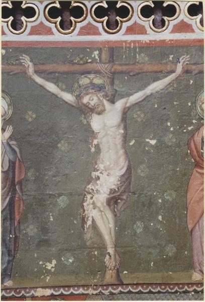 peinture murale : Crucifixion (la), détail