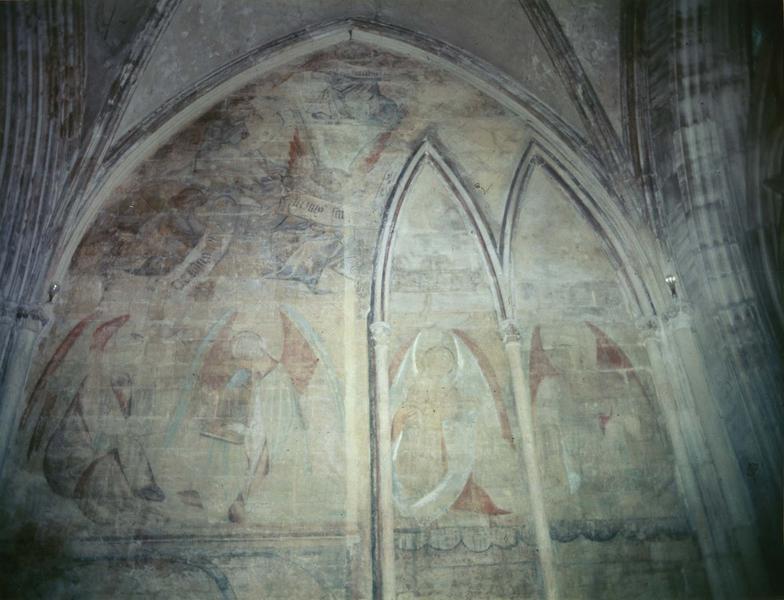 peintures murales de la deuxième chapelle Nord