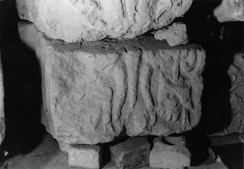 fragment de pierre sculptée (Inv. n°14)