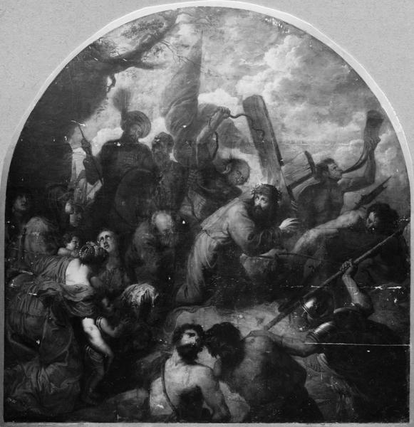 tableau : Le Portement de croix ou la Montée au calvaire