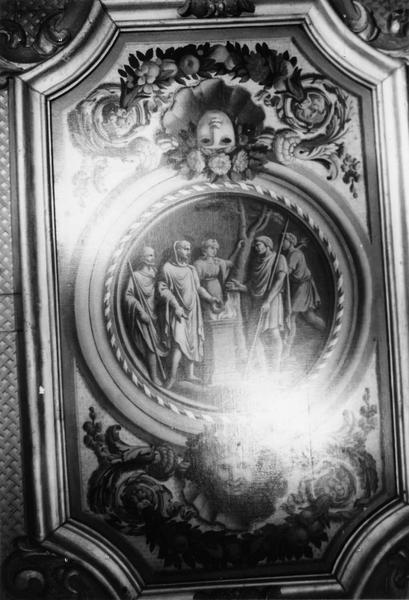 médaillon du plafond : Le Feu sacré est entretenu (grisaille) - © Ministère de la Culture (France), Médiathèque du patrimoine et de la photographie (objets mobiliers), tous droits réservés