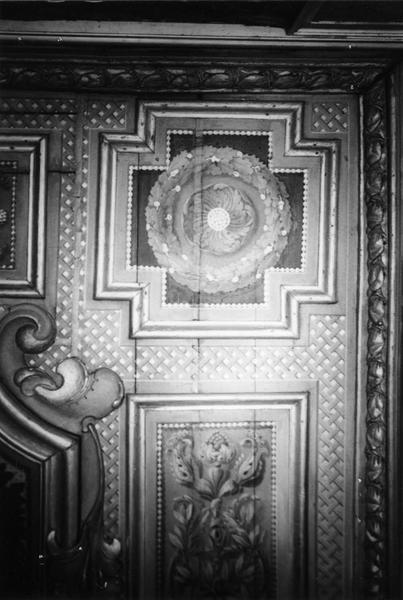 plafond, motif décoratif d'un caisson - © Ministère de la Culture (France), Médiathèque du patrimoine et de la photographie (objets mobiliers), tous droits réservés