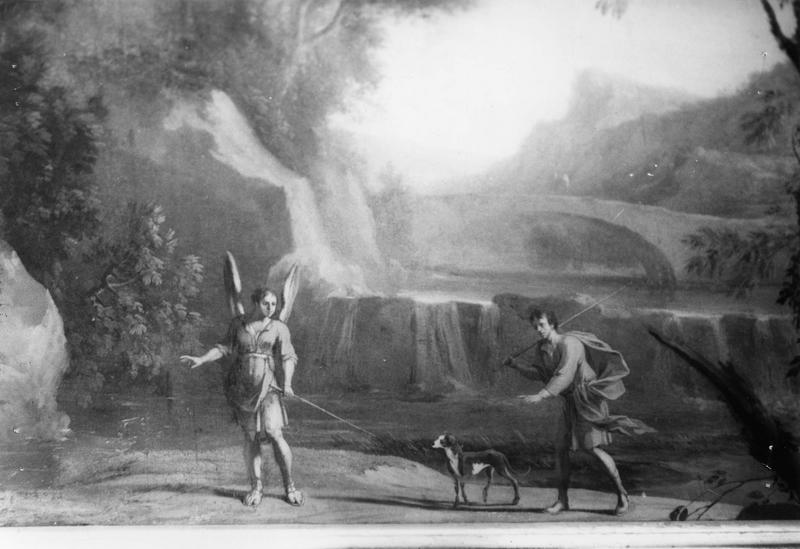 trumeau : Tobie et l'ange - © Ministère de la Culture (France), Médiathèque du patrimoine et de la photographie (objets mobiliers), tous droits réservés