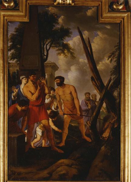 tableau : Prométhée donnant le feu aux hommes - © Ministère de la Culture (France), Médiathèque du patrimoine et de la photographie (objets mobiliers), tous droits réservés