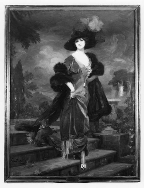 tableau : Portrait de Madame Drouilly - © Ministère de la Culture (France), Médiathèque du patrimoine et de la photographie (objets mobiliers), tous droits réservés