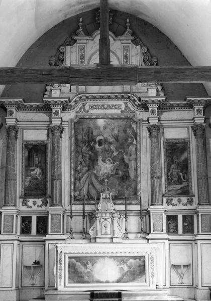 Autel, retable, tabernacle