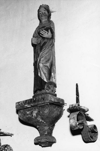 statue : sainte Catherine d'Alexandrie