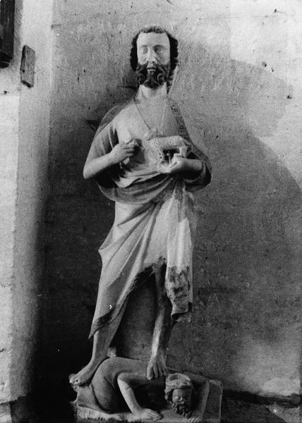 statue : saint Jean-Baptiste terrassant Hérode - © Ministère de la Culture (France), Médiathèque du patrimoine et de la photographie (objets mobiliers), tous droits réservés