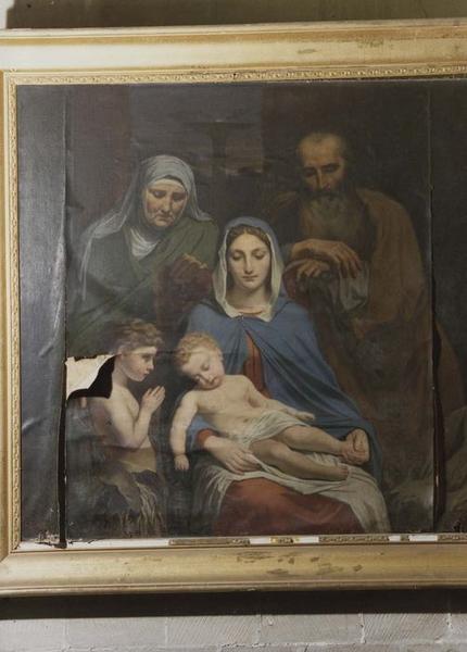 tableau : la Sainte Famille, vue générale