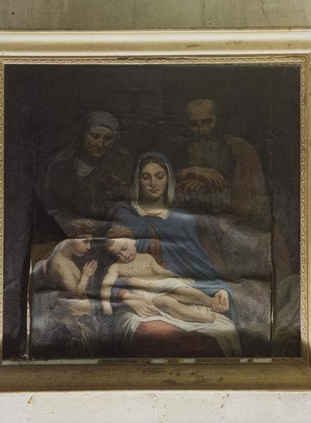 tableau : la Sainte Famille, vue générale