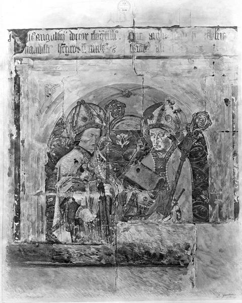 peinture murale, détail