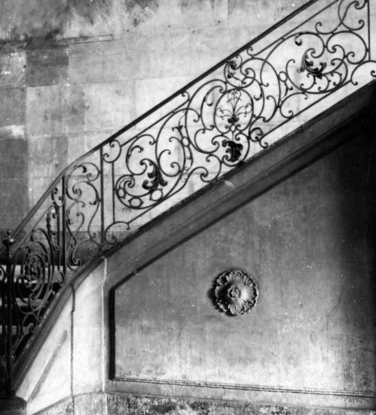 rampe d'appui, vue partielle - © Ministère de la Culture (France), Médiathèque du patrimoine et de la photographie (objets mobiliers), tous droits réservés