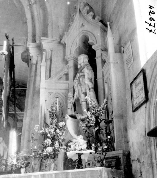 statue : saint Roch, vue générale