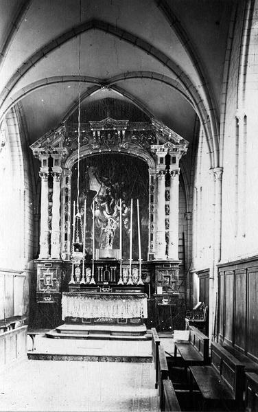 autel, retable : Déposition de Croix, maître-autel, vue générale