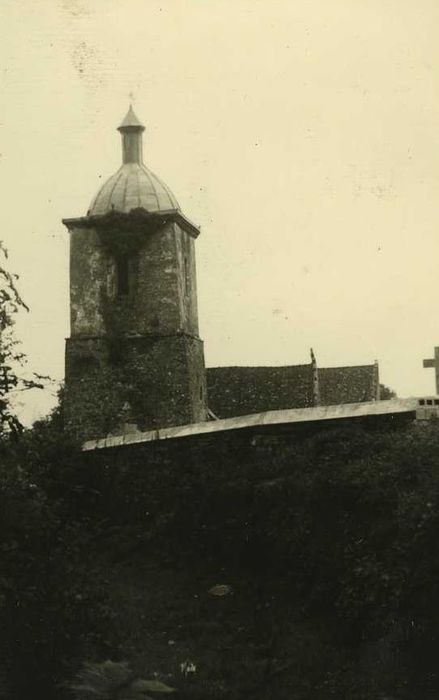 clocher, élévation nord-ouest, vue gérérale