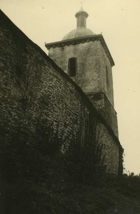 clocher, élévation nord, vue générale