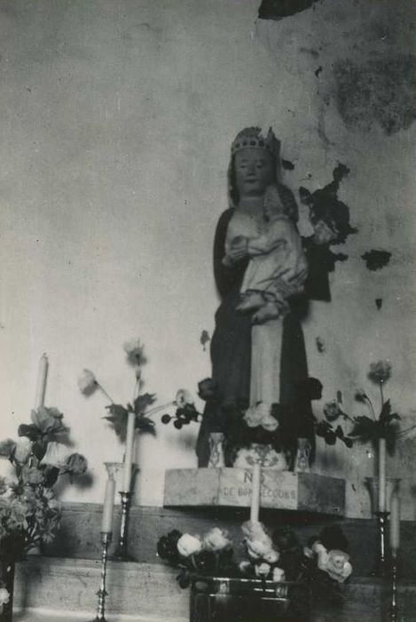 statue dite Notre-Dame-de-Bon-Secours : Vierge à l'Enfant, vue générale