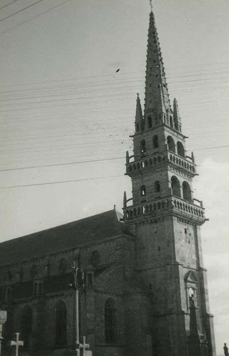 clocher, vue générale