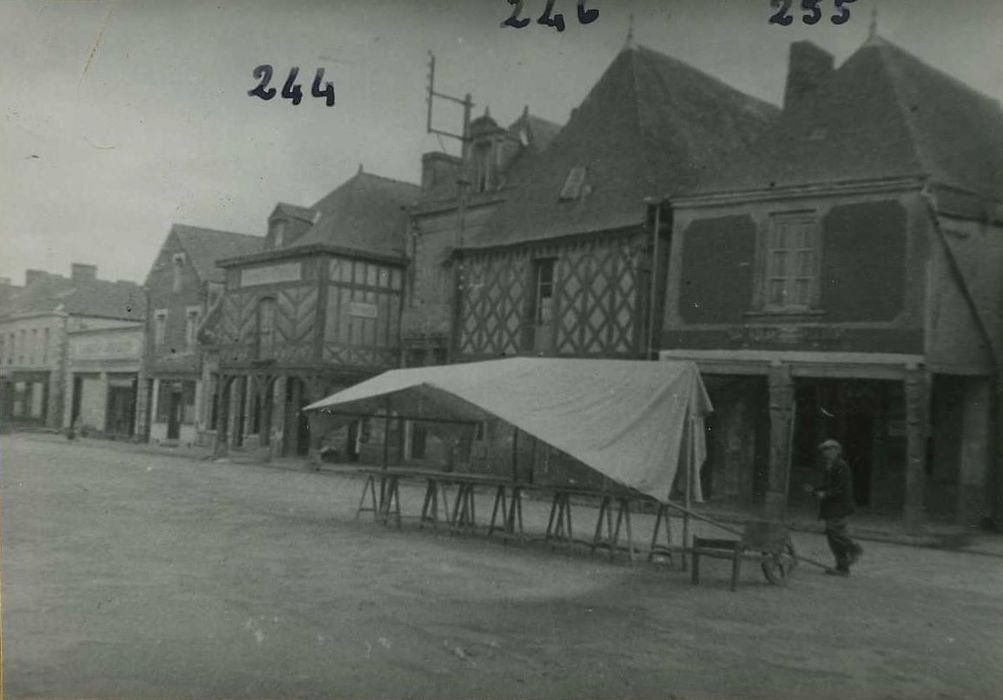 façades sur rue, vue générale