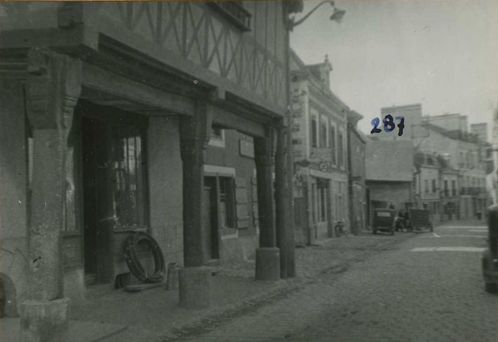 façades sur rue, vue générale