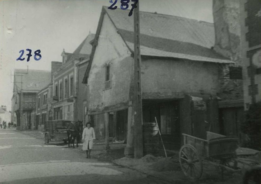 façades sur rue, vue générale