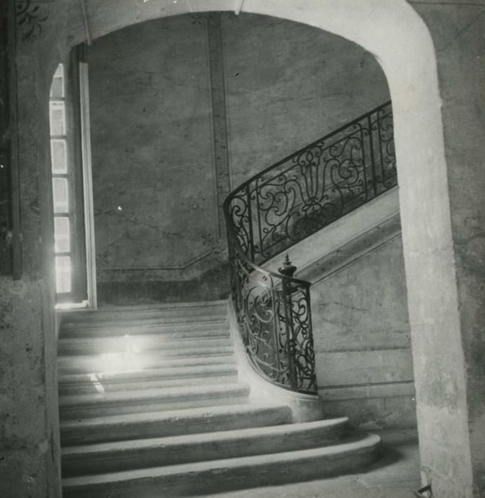 escalier d’honneur, vue générale