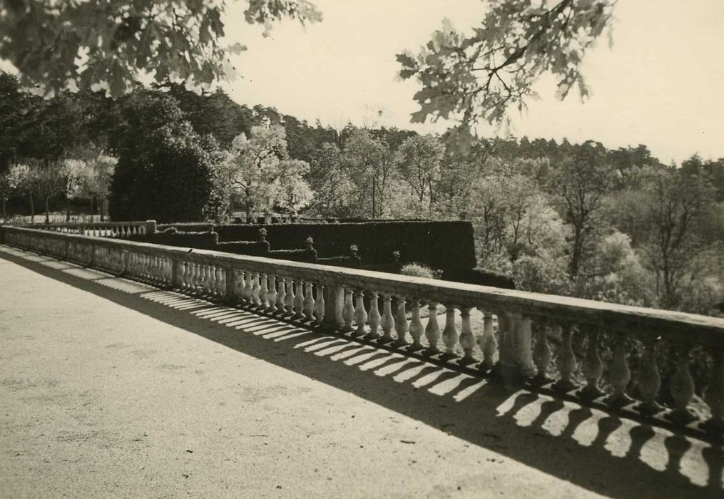 terrasse ouest, vue générale