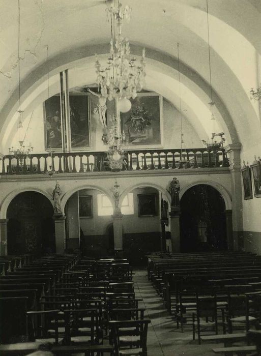 Eglise Saint-Vozy : nef, vue générale