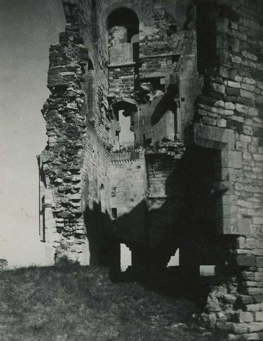 Château (ruines du) : Vue partielle des ruines