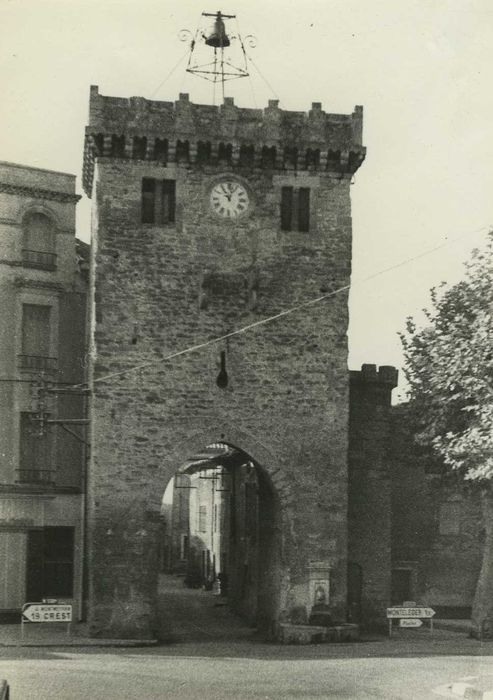 Porte fortifiée (ancienne) : Elévation nord, vue générale