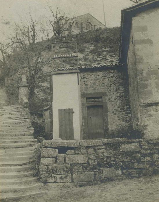 Chapelle inférieure : Ensemble ouest, vue partielle