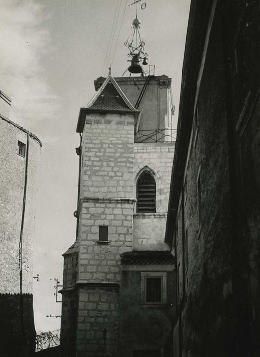 Chapelle des Cordeliers (ancienne) : Clocher, élévation nord, vue générale