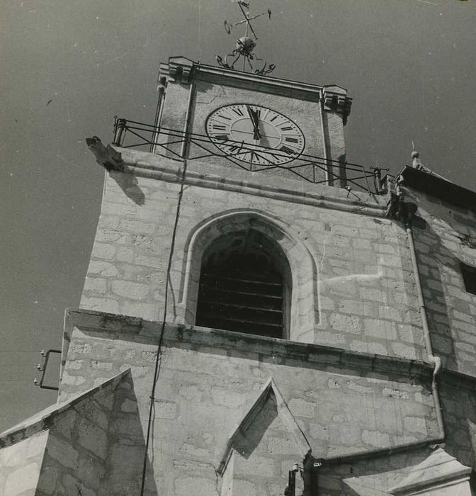 Chapelle des Cordeliers (ancienne) : Clocher, élévation est, vue partielle