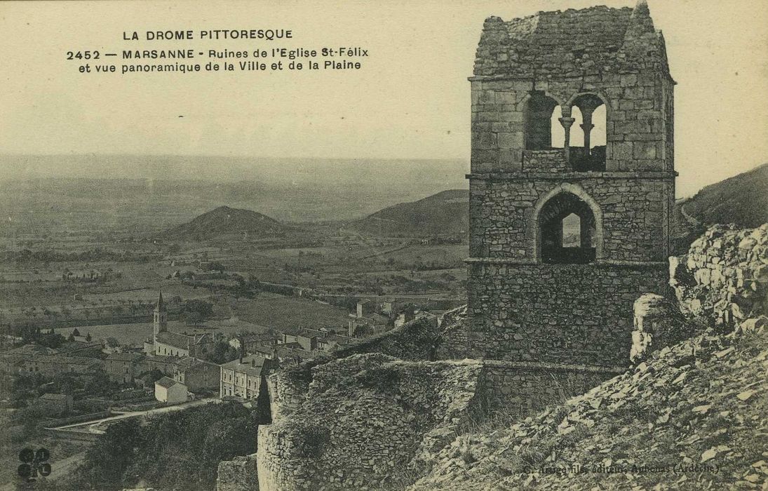 Vue générale de l’église dans son environnement