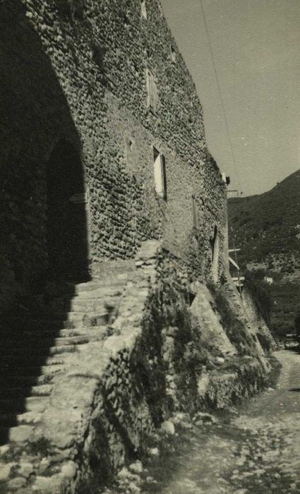 Château Vieux (ancien château Delphinal) : Vue partielle des remparts