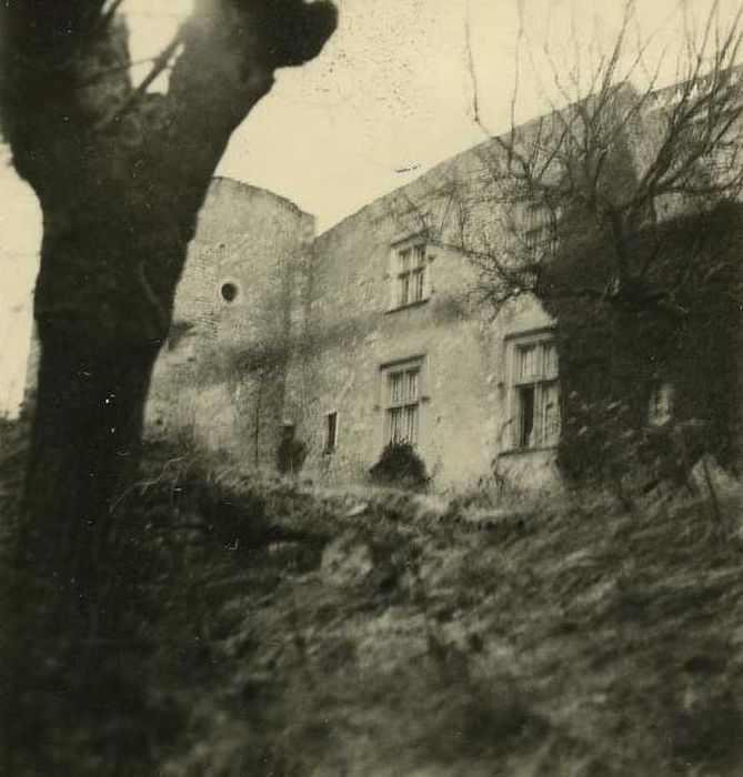 Château : Façade ouest, vue partielle