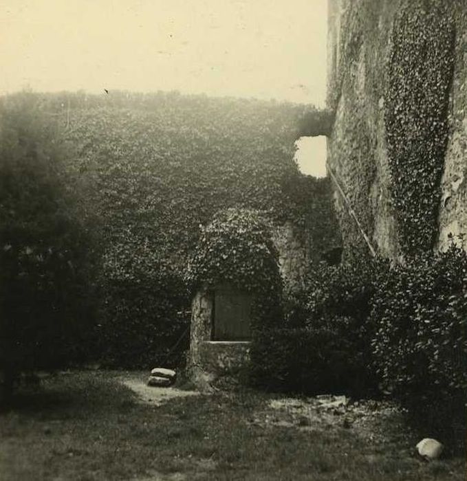 Château : Cour intérieure, vue partielle