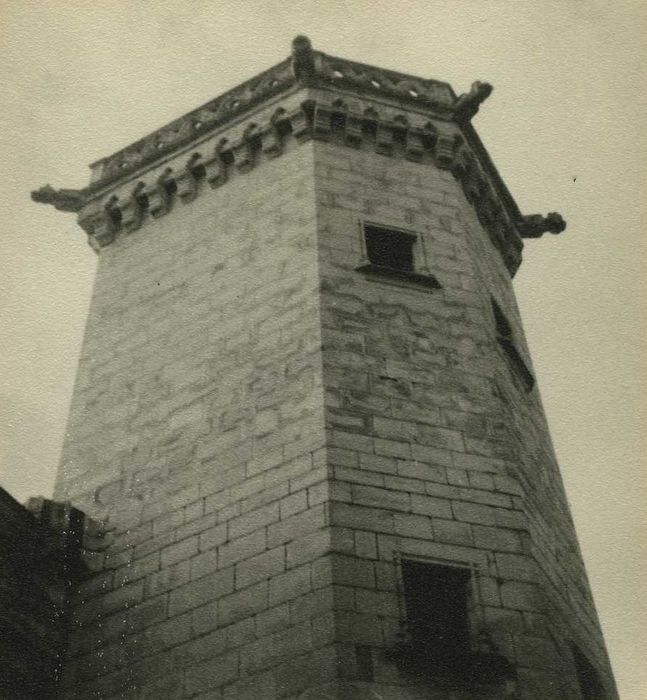 Château : Tour d’escalier, vue partielle