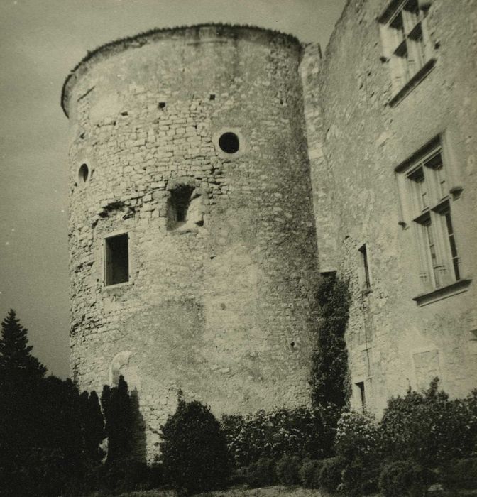 Château : Tour nord-ouest, vue générale